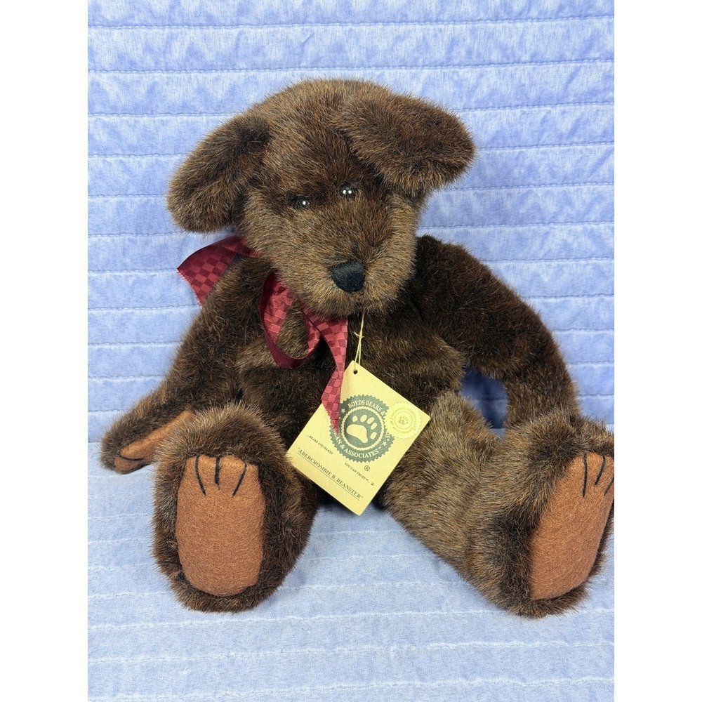 Boyds Bears Abercrombie B. Beanster 20th Anniversary Edition Plush Bear